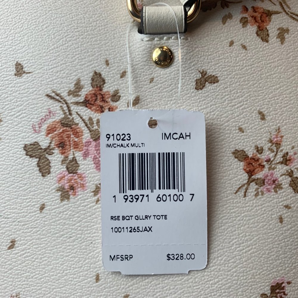 Coach Rose Gallery Tote - Picture 6 of 6